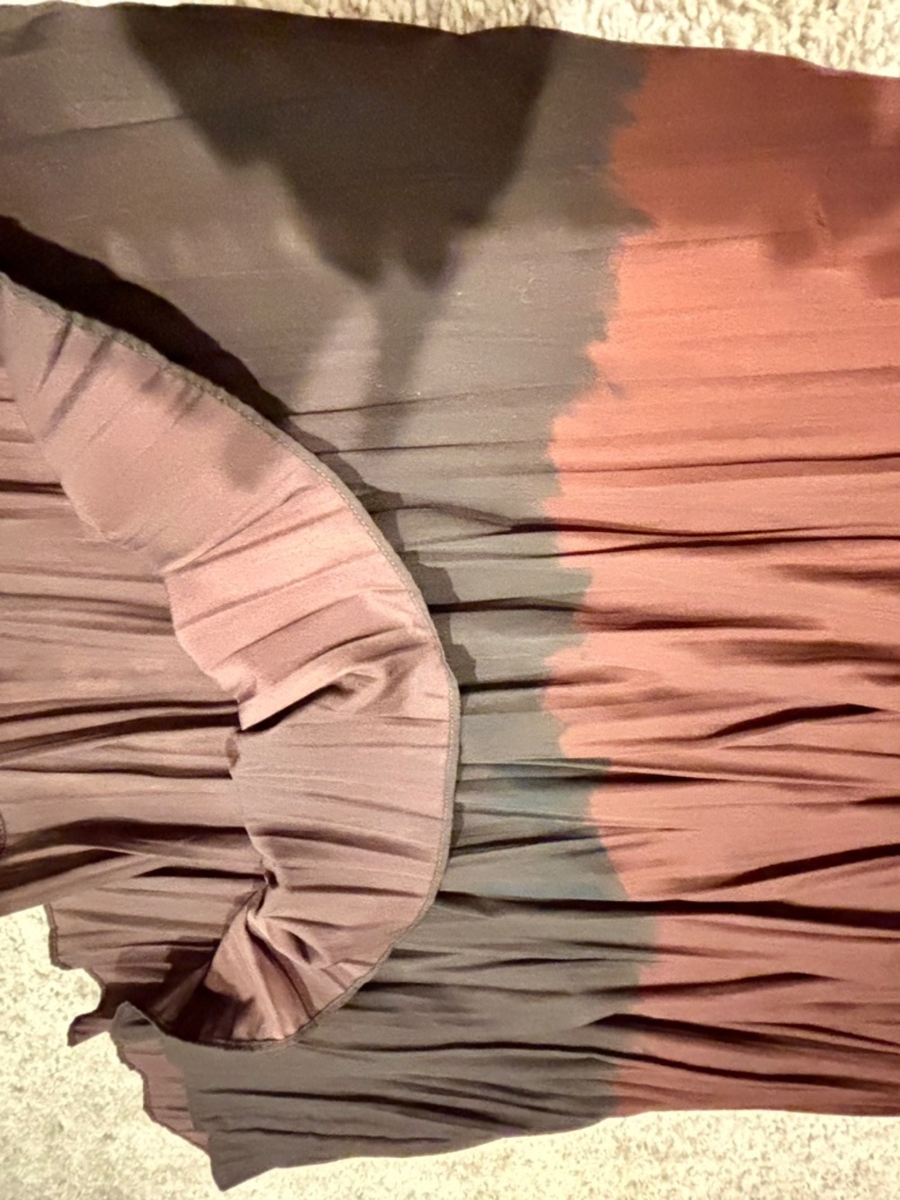 Massimo Dutti Long flowing pleated A-Line Skirt - Picture 7 of 7